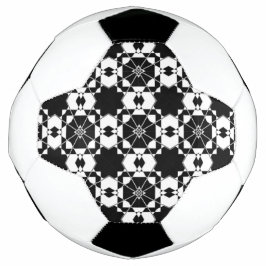 Minimalistisches Retro-Karomuster – monochromes De Fußball