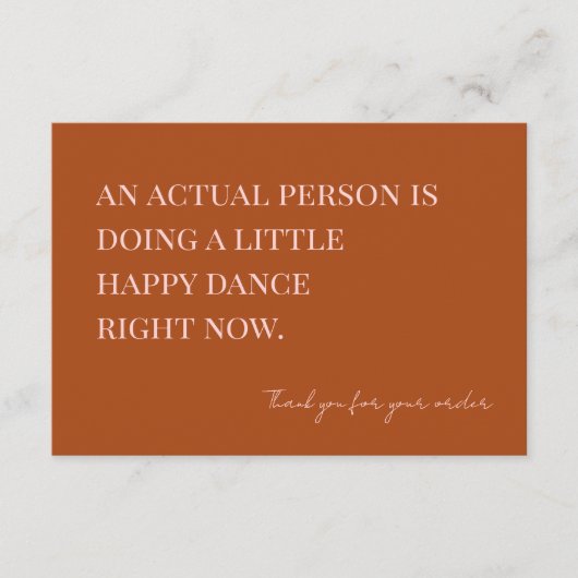 Minimalistisches Retro-Kleinunternehmen dank Karte (Vorderseite)