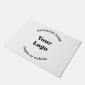 Minimalistisches Retro-Modern-Template für Ihr Log Fußmatte (Schrägansicht)