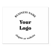 Minimalistisches Retro-Modern-Template für Ihr Log Gummistempel (Prägung)