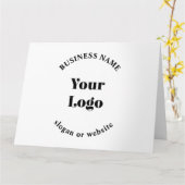 Minimalistisches Retro-Modern-Template für Ihr Log Karte (Gelbe Blume)