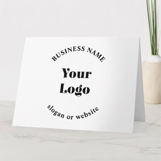 Minimalistisches Retro-Modern-Template für Ihr Log Karte (Vorderseite)