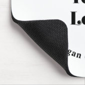 Minimalistisches Retro-Modern-Template für Ihr Log Mousepad (Ecke)