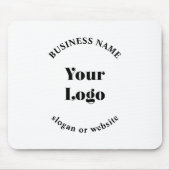 Minimalistisches Retro-Modern-Template für Ihr Log Mousepad (Vorne)