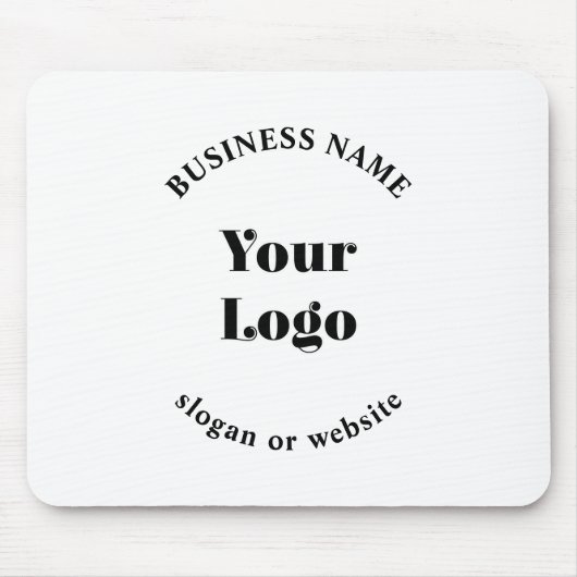 Minimalistisches Retro-Modern-Template für Ihr Log Mousepad (Vorne)