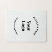 Minimalistisches Retro-Modern-Template für Ihr Log Puzzle (Horizontal)