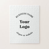 Minimalistisches Retro-Modern-Template für Ihr Log Puzzle (Vertikal)