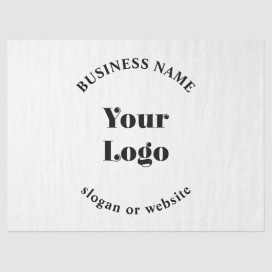 Minimalistisches Retro-Modern-Template für Ihr Log Seidenpapier (Vorderseite)
