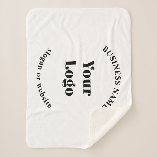 Minimalistisches Retro-Modern-Template für Ihr Log Sherpadecke (Vorderseite)