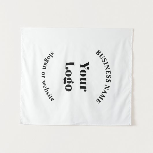 Minimalistisches Retro-Modern-Template für Ihr Log Wandteppich (Vorderseite (Horizontal))