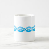 Minimalistisches Retro-Muster anpassbar Kaffeetasse (Mittel)