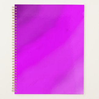 Minimalistisches Rosa bis Lila Farbverlauf Notizbu Planer