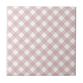 Minimalistisches rosa Farbmuster Kariert Fliese