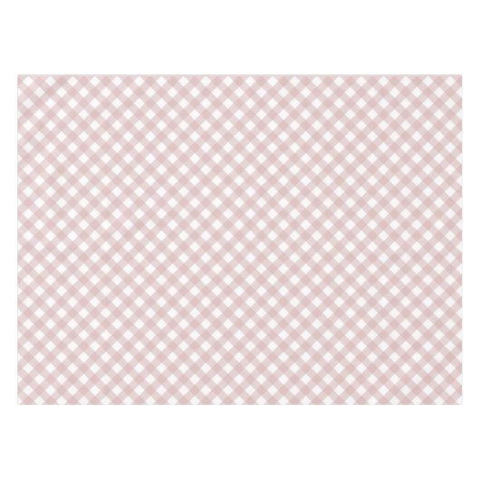 Minimalistisches rosa Farbmuster Kariert Tischdecke (Vorderseite (Horizontal))