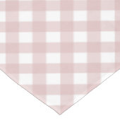Minimalistisches rosa Farbmuster Kariert Tischdecke (Schrägansicht)