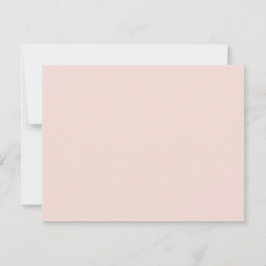 Minimalistisches Rosa, schlicht elegant und elegan Mitteilungskarte