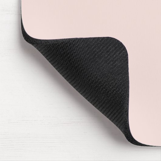 Minimalistisches Rosa, schlicht elegant und elegan Mousepad (Ecke)
