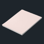 Minimalistisches Rosa, schlicht elegant und elegan Notizblock<br><div class="desc">Minimalistisches,  rosa,  solide schlicht elegantes,  modernes,  gürtelförmiges Notizblock</div>