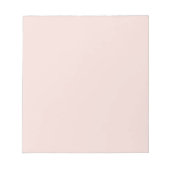 Minimalistisches Rosa, schlicht elegant und elegan Notizblock (Vorderseite)