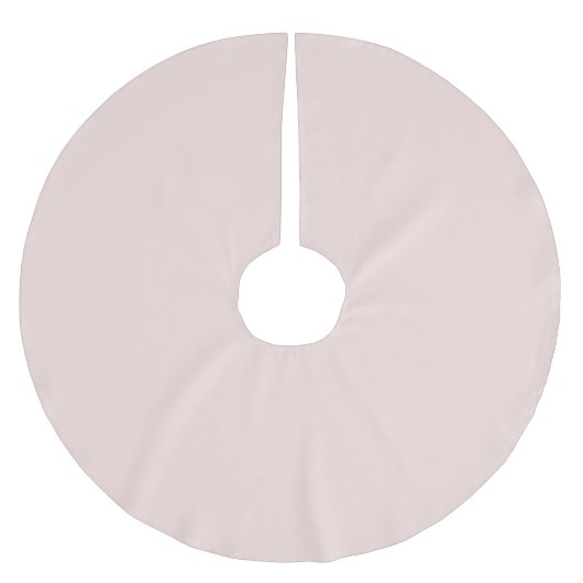 Minimalistisches Rosa, schlicht elegant und elegan Polyester Weihnachtsbaumdecke (Vorderseite)