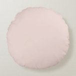Minimalistisches Rosa, schlicht elegant und elegan Rundes Kissen<br><div class="desc">Minimalistisches,  rosa,  solide,  schlicht elegante,  moderne,  gürtelförmige Kissen</div>