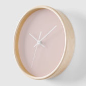 Minimalistisches Rosa, schlicht elegant und elegan Uhr (Winkel)