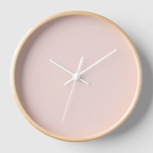 Minimalistisches Rosa, schlicht elegant und elegan Uhr