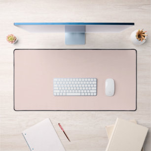 Minimalistisches Rosa schlichte kräftige Farbe ele Schreibtischunterlage