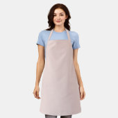 Minimalistisches Rosa solide schlichte feminin ele Schürze (Getragen)