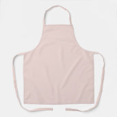 Minimalistisches Rosa solide schlichte feminin ele Schürze (Vorderseite)