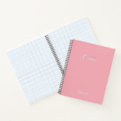 Minimalistisches rosa Spiralnotizbuch – „Essential Notizblock (Innenseite)