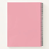 Minimalistisches rosa Spiralnotizbuch – „Essential Notizblock (Rückseite)