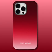 Minimalistisches Rot Case-Mate iPhone Hülle