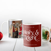 Minimalistisches Rotes Foto Weihnachten