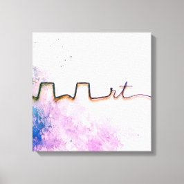 Minimalistisches RT-Design | Inspiriert von Inhala Leinwanddruck