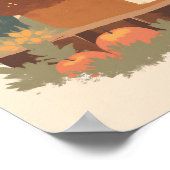 Minimalistisches rustikales Brot Boho Wand Kunst (Ecke)