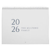 Minimalistisches sauberes Design Kalender (Titelbild)