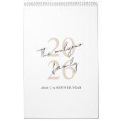 Minimalistisches sauberes Design Kalender (Titelbild)