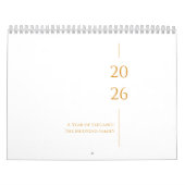 Minimalistisches sauberes Design Kalender (Titelbild)