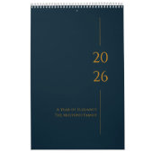 Minimalistisches sauberes Design Kalender (Titelbild)