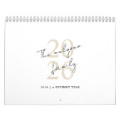 Minimalistisches sauberes Design Kalender (Titelbild)