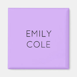 Minimalistisches, sauberes und lila magnet