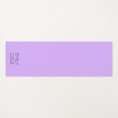 Minimalistisches, sauberes und lila yogamatte (Vorderseite (Horizontal))