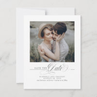 Minimalistisches Save the Date Foto