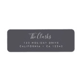 Minimalistisches Scandi Script Slate Gray (Vorne)