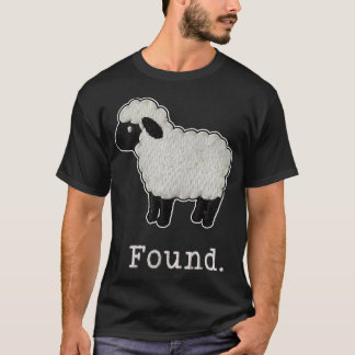 Minimalistisches Schaf Christian Psalm 23 Lamm T-Shirt