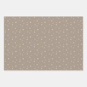 Minimalistisches Schleifpapier in verschmutzten Er Geschenkpapier Set (Vorderseite 3)