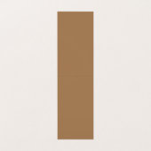 Minimalistisches Schlichtes Braun Elegante Moderne Visitenkarten (Innenseite Aufgefaltet)