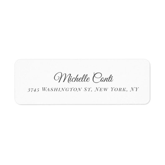 Minimalistisches Schlichtes Elegantes Modernes (Vorne)