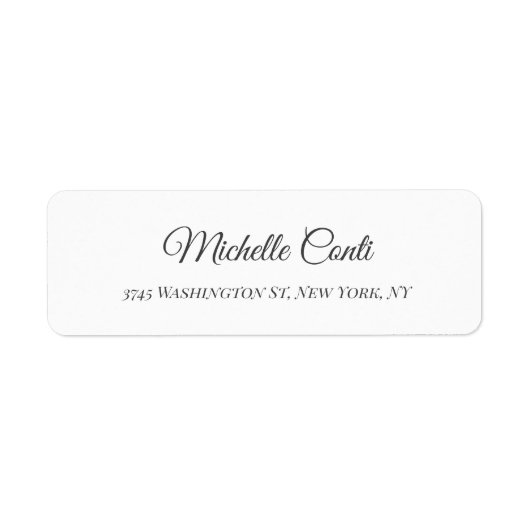 Minimalistisches Schlichtes Elegantes Modernes (Vorne)